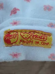Vorschaubild 4 von Baby Mütze Kinder Weiß Baumwolle mit Teddy Applikation
