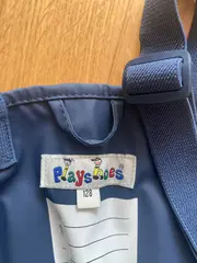 Vorschaubild 4 von Kinder Latzhose Regenhose Gr. 128 Blau Outdoor Praktisch