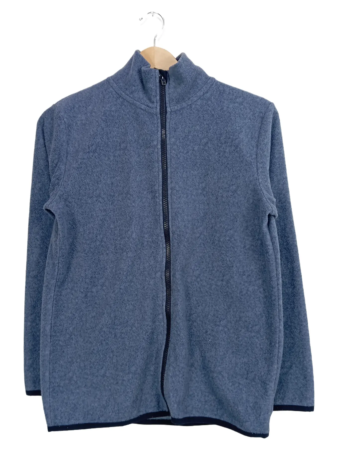 YIGGA Fleecejacke Kinder Gr. 146-152 Blau Casual Outdoor Stehkragen