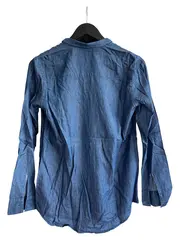 Vorschaubild 2 von EDC Damen Jeanshemd Hemdbluse Blau Gr. 34/XS Baumwolle Casual