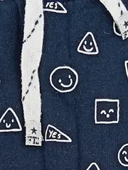 Vorschaubild 4 von Kinder Jogginghose Gr. 86 Blau Casual mit Smileys & Muster