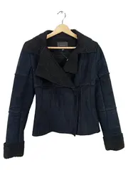 Vorschaubild 1 von Damen Felljacke Gr. 34 Schwarz Casual Herbst Winter