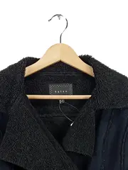 Vorschaubild 5 von Damen Felljacke Gr. 34 Schwarz Casual Herbst Winter