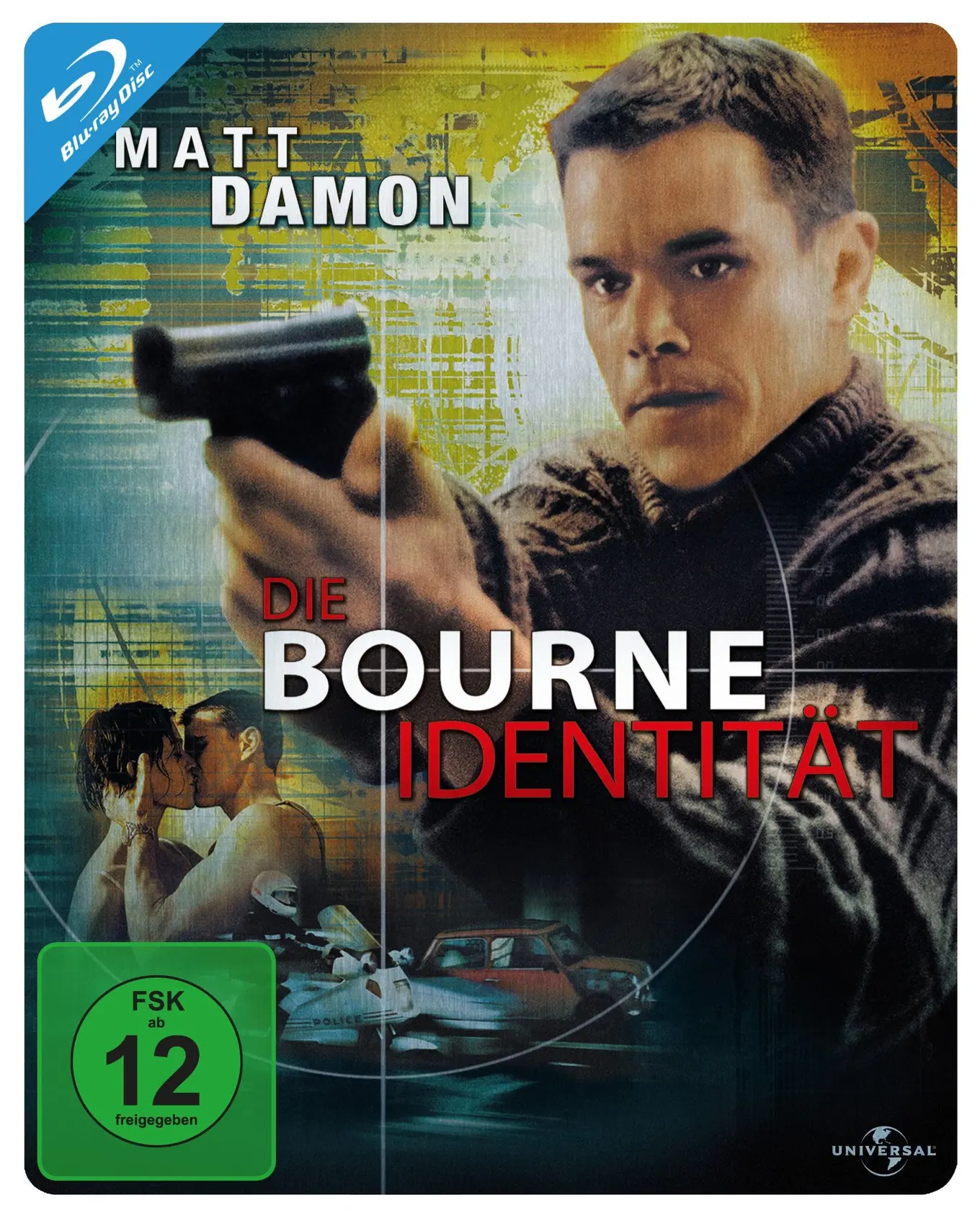 Die Bourne Identität Blu-ray Steelbook Matt Damon Action Spionage Film