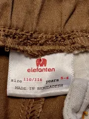 Vorschaubild 4 von Kinder Shorts Jungen Braun Gr. 110-116 Casual Kordelzug