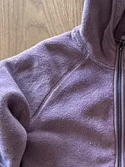 Vorschaubild 3 von Mädchen Fleecejacke Gr. 164 Rosa mit Kapuze Casual