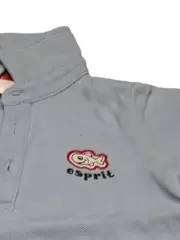 Vorschaubild 2 von Poloshirt Kurzarm Blau Uni Logo-Print Gr. 68 Baumwolle