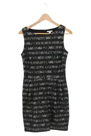 Vorschaubild 1 von Etuikleid Damen Gr. 36/S Schwarz Elegant Grafisches Muster