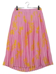 Vorschaubild 1 von Faltenrock Damen Pink Gr. 36/S Feminin Plissee Midirock