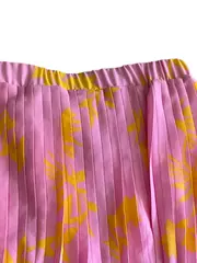 Vorschaubild 3 von Faltenrock Damen Pink Gr. 36/S Feminin Plissee Midirock