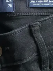 Vorschaubild 7 von Damen Destroyed Jeans Curvy High-Rise Schwarz W28/L26 Gr. 36