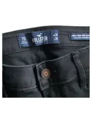 Vorschaubild 3 von Damen Destroyed Jeans Curvy High-Rise Schwarz W28/L26 Gr. 36