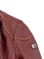 Vorschaubild 5 von Lederjacke Damen XS Rot Casual Bikerjacke Echtleder