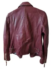 Vorschaubild 2 von Lederjacke Damen XS Rot Casual Bikerjacke Echtleder