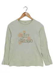 Vorschaubild 1 von Langarmshirt Mädchen Gr. 158 Grün Casual Blumen Keep Smiling