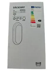 Vorschaubild 1 von DÄCKSBÅT Wandleuchte Modern Weiß 7W 600lm IP44 LED Lampe Badleuchte
