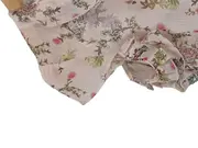 Vorschaubild 3 von Taifun Damen Bluse Blumenmuster Rosa Gr. 38/M Rüschen Kurzarm