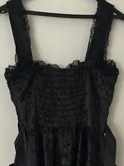 Vorschaubild 4 von Cocktailkleid Damen Gr. 31 Schwarz Vintage Gothic Rockabilly Spitze