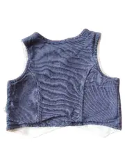 Vorschaubild 2 von Baby Weste Gr. 74 Blau Baumwolle Knopfleiste Casual