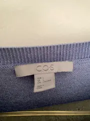 Vorschaubild 2 von Damen Pullover Gr. 40/L Basic Blau Wolle