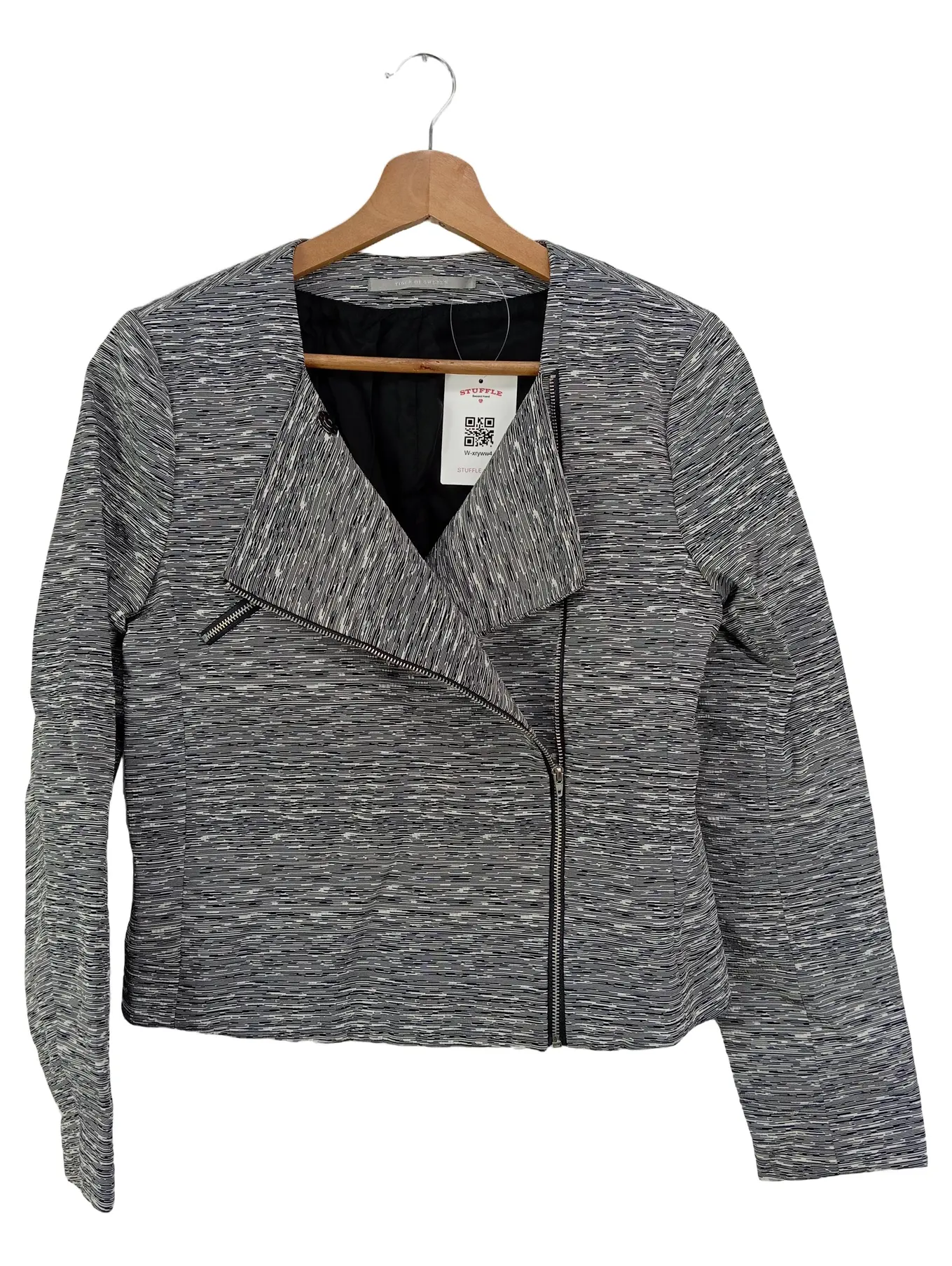 TIGER OF SWEDEN Damen Blazer Gr. 36/S Blau Strukturmuster Elegant Modern