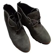 Vorschaubild 1 von Damen Stiefelette Desert Boot Gr. 37 Grau Wildleder Schnürung