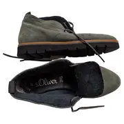 Vorschaubild 2 von Damen Stiefelette Desert Boot Gr. 37 Grau Wildleder Schnürung