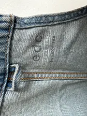 Vorschaubild 2 von EDC Damen Jeanskleid Latzkleid Gr. 36 S Blau Casual Baumwolle