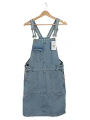 Vorschaubild 1 von EDC Damen Jeanskleid Latzkleid Gr. 36 S Blau Casual Baumwolle