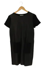 Vorschaubild 1 von Damen Freizeitkleid T-Shirt-Kleid Schwarz Minimalistisch Gr. 38;M