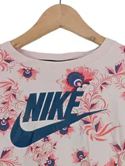 Vorschaubild 2 von Damen T-Shirt Pink Blumenmuster Sportlich Kurzarm Gr. 38/M
