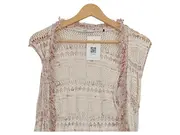 Vorschaubild 2 von EDC Damen Strickkleid Gr. 40/L Beige Casual Lochmuster Fransen