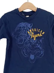 Vorschaubild 2 von Langarmshirt Jungen Gr. 92/98 Blau Tiger Print Baumwolle