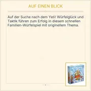 Vorschaubild 2 von Yeti Würfelspiel Benjamin Schwer Abenteuer Familienspiel