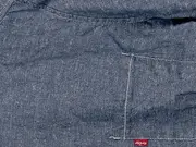 Vorschaubild 5 von Herren Freizeithemd Blau L Casual Slim Fit