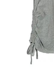 Vorschaubild 3 von Damen T-Shirt Kleid Gr. XS Grau Schmetterling Raffung