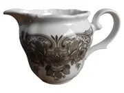 Vorschaubild 1 von Milchkännchen Barock Porzellan Weiß Blumenmuster Klassisch