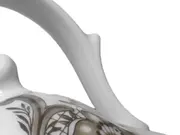 Vorschaubild 3 von Milchkännchen Barock Porzellan Weiß Blumenmuster Klassisch