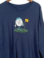 Vorschaubild 4 von Herren Langarmshirt Golf Motiv Blau XXL Baumwolle Sportlich