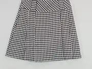 Vorschaubild 3 von Damen Faltenrock Gr. 38 Hahnentritt Muster Schwarz Weiß Klassisch