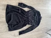 Vorschaubild 2 von Freizeitkleid Damen Minikleid Strukturmuster Schwarz Gr. 40 L