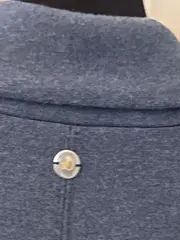 Vorschaubild 4 von Blazer Damen Blau Gr. 38 Langarm Melierter Modern