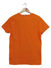 Vorschaubild 2 von T-Shirt Herren Gr. S Orange Logo-Print Baumwolle