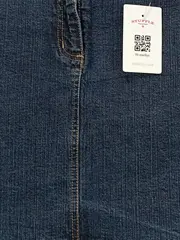 Vorschaubild 3 von Damen Jeansrock Gr. 38 M Blau Casual Midirock
