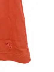 Vorschaubild 3 von Damen Top Gr. 36/S Orange Feminin Blumenmuster Kurzarm