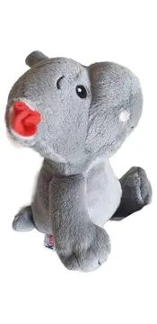 Vorschaubild 1 von Kuscheltier Nilpferd Grau 16 cm Plüschtier Stofftier