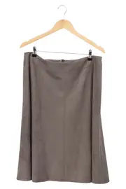 Vorschaubild 1 von Damen A-Linienrock Gr. 38/M Braun Elegant Klassisch Midirock
