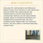 Vorschaubild 3 von Kim Leine Ewigkeitsfjord Hardcover Historischer Roman Kolonialismus Dänemark