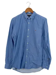 Vorschaubild 1 von Herren Business Hemd Blau Gr. M/48 Langarm Baumwolle