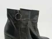 Vorschaubild 6 von Platform Ankle Boot Stiefelette Leder Schwarz Gr. 39 Absatz 10cm